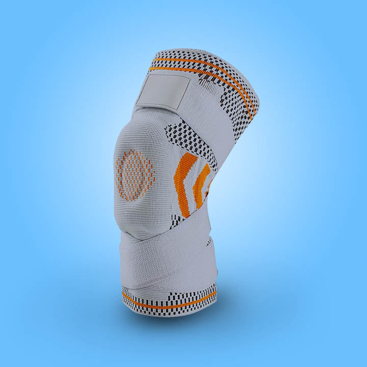 Genouillère Maintien Ligamentaire gris orange