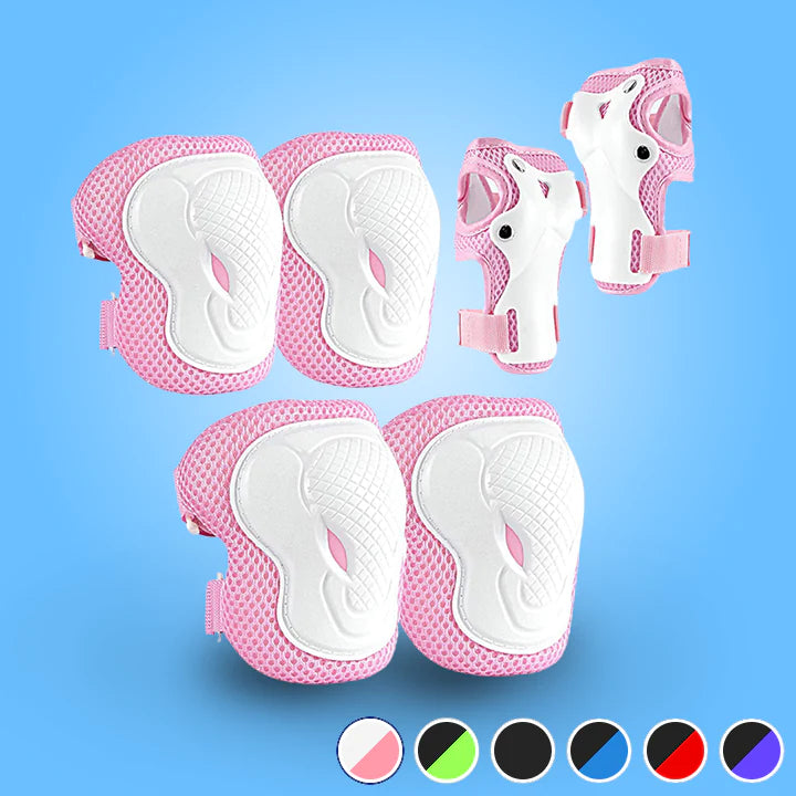 Équipement de protection - CHE - 7pcs - Casque - Genouillère - Coudière Équipement de protection - CHE - 7pcs - Casque - Genouillère - Coudière