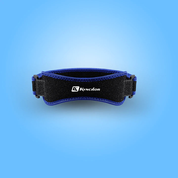Sangle de Genou pour Musculation bleu