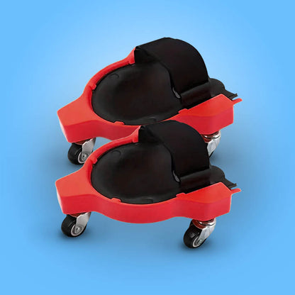 Akozon Chariot à Genou Roulant avec Genouillères Coulissantes, 5 Akozon Chariot à Genou Roulant avec Genouillères Coulissantes, 5