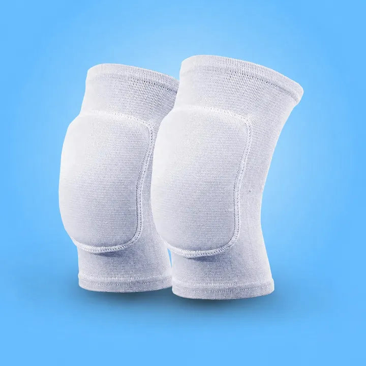 Paire de genouillères de danse blanches
