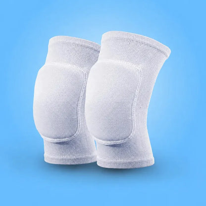 Paire de genouillères de danse blanches