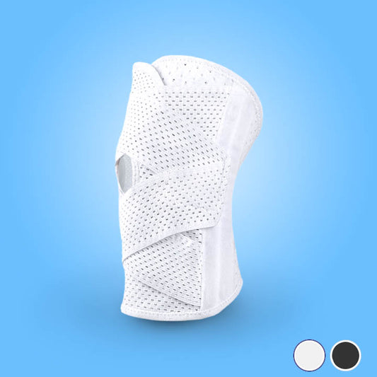 Genouillere stabilisation rotule blanche