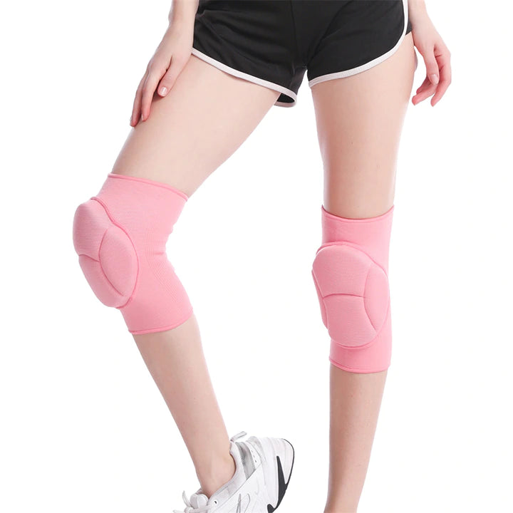 Genouillères De Yoga Antidérapantes - Lot De 2 - TPE Souple, Lavable - Pour Yoga, Pilates, Gym