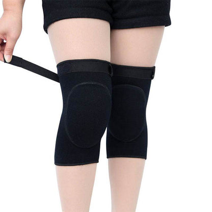 Genouillère de Volley Noir avec sangle