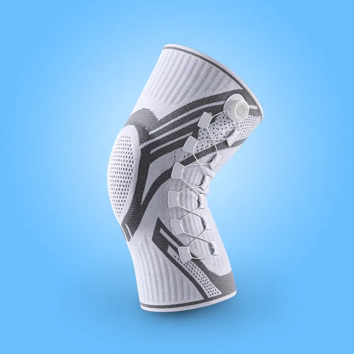 Genouillère pour kyste poplité blanche pour la jambe gauche
