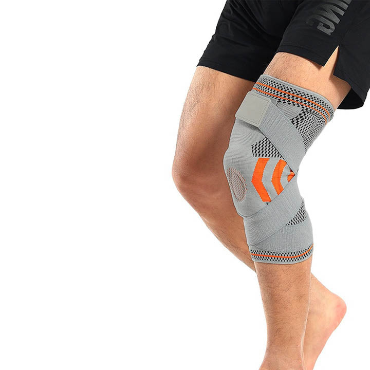 Genouillère Maintien Ligamentaire orange en course