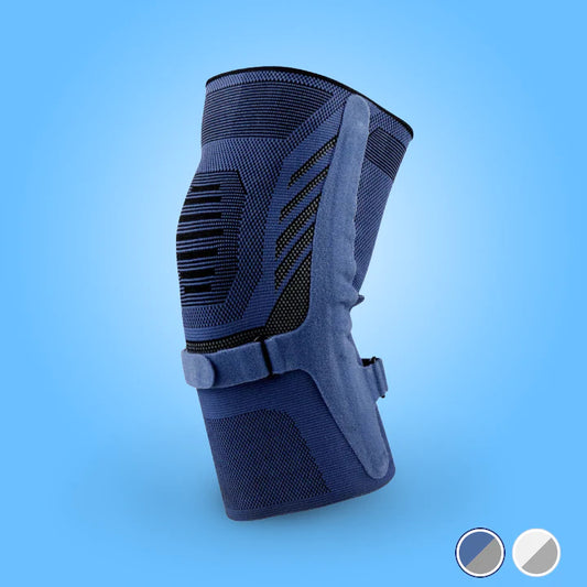 Genouillère pour Tendinite de la Patte d'Oie bleu