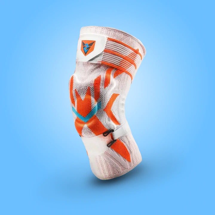 Genouillère pour Tendinite blanche et orange