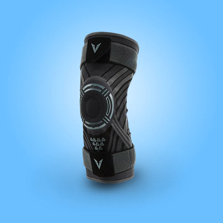 Genouillère Rotulienne pour pratique Sportive gris noir