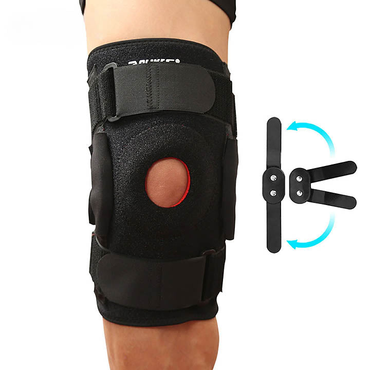 Genouillère semi-rigide avec protection rotulienne