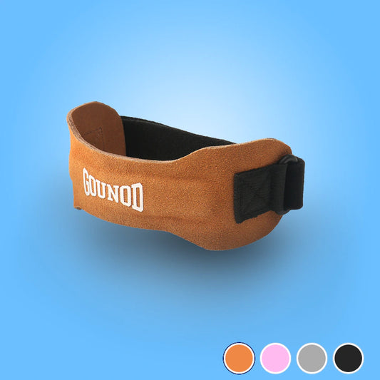 Genouillère Strap en Cuir marron