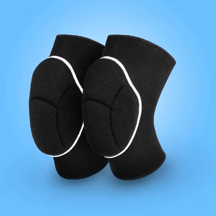 Genouillère Dynamique Volley noire et blanche
