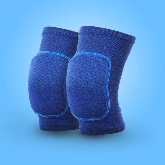 Paire de genouillères de volley bleues