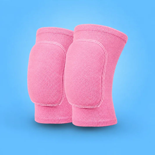 Paire de genouillères de volley roses