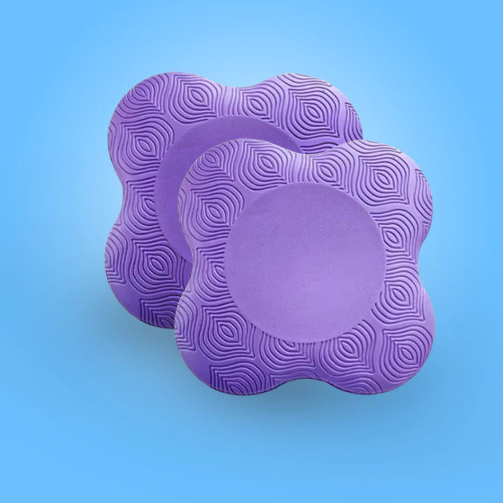 protection genou yoga violet