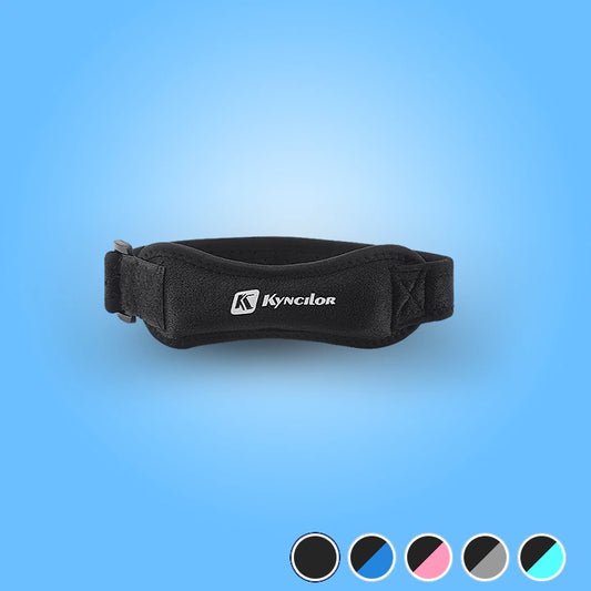 Sangle de Genou pour Musculation noir